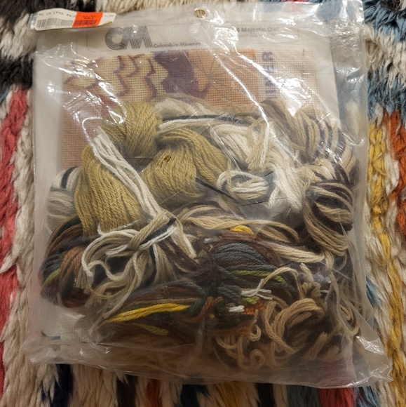 Vintage, Columbia-Minerva Picture Needlepoint - Picture 3 of 4